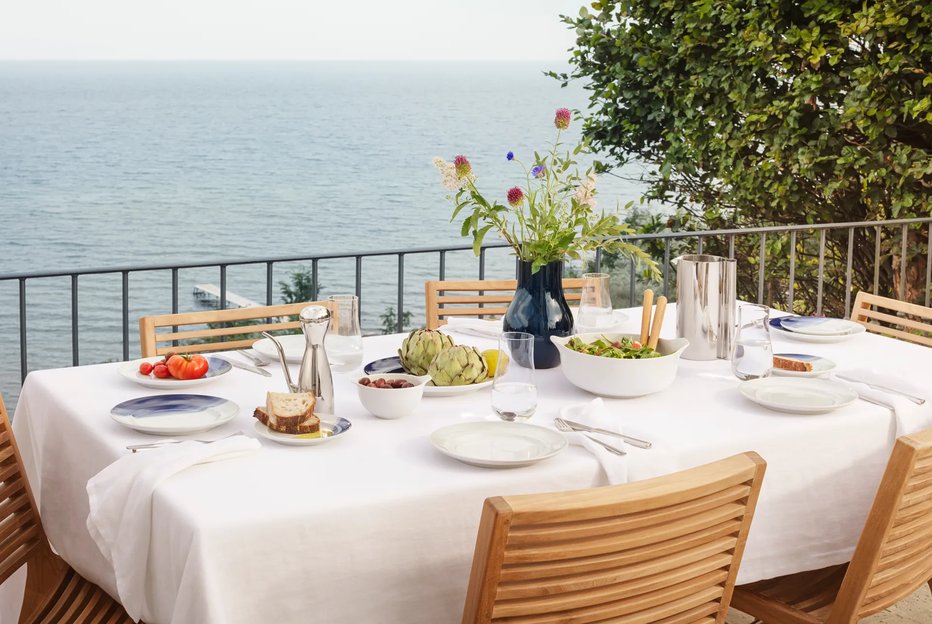 Koppel serveringsskål small Ø12 cm, Vit Georg Jensen