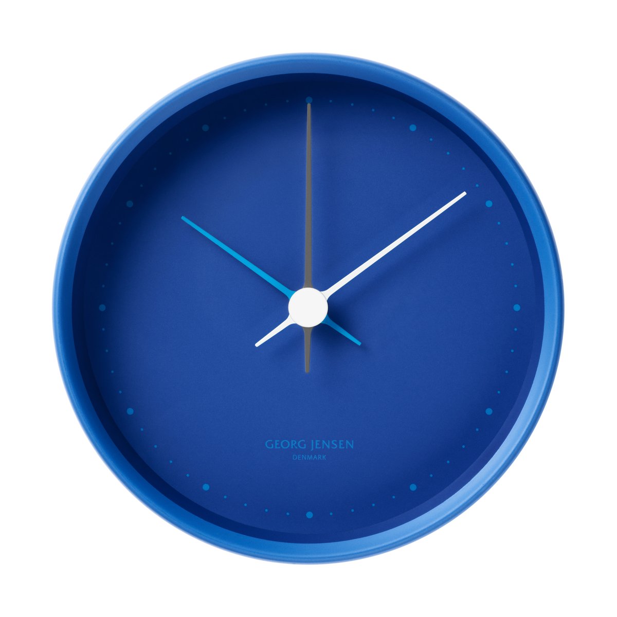 Georg Jensen Koppel väggklocka 10 cm Iconic blue | Skandinavisk Design | Väggklockor | Blå