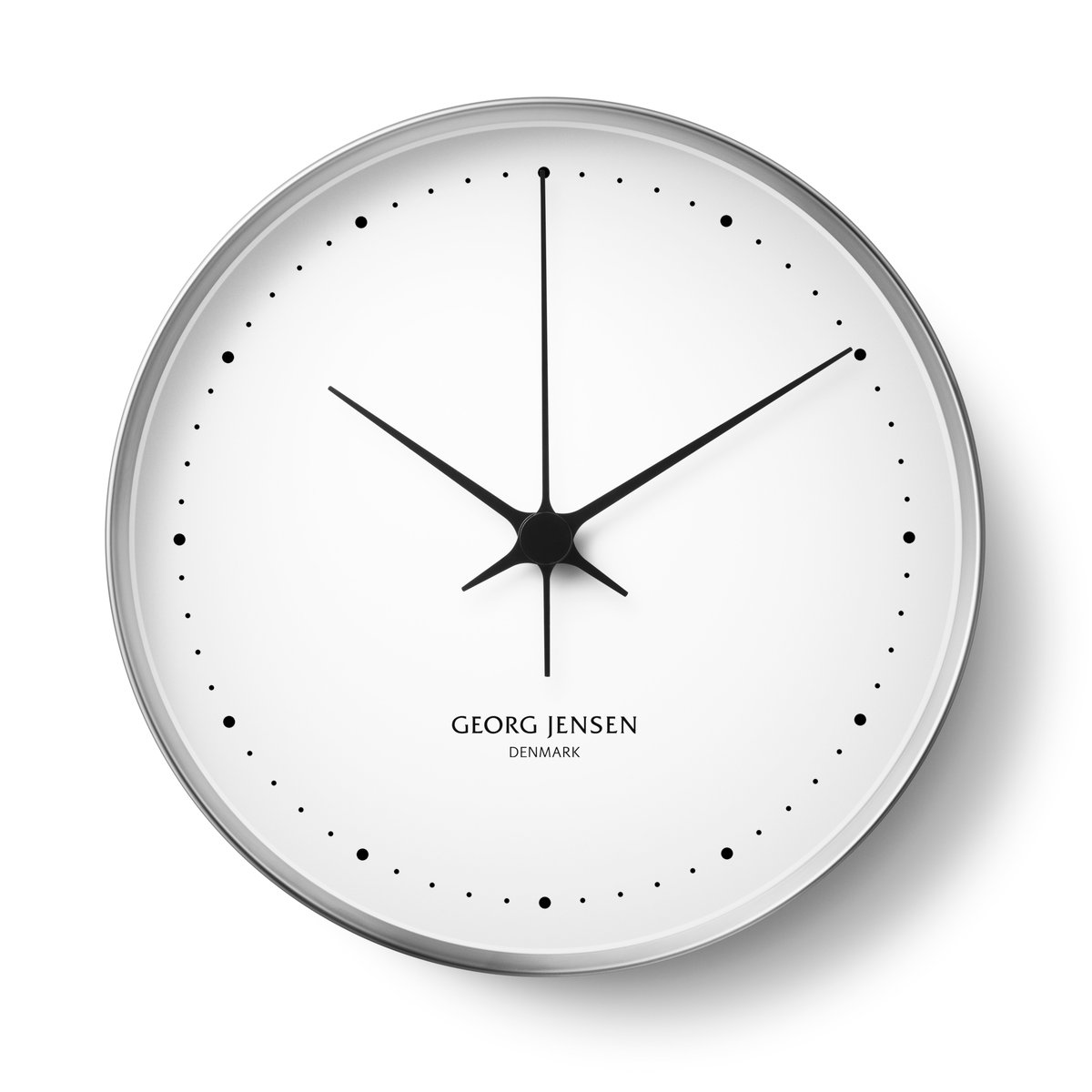 Georg Jensen Koppel väggklocka vit-rostfritt stål 30 cm