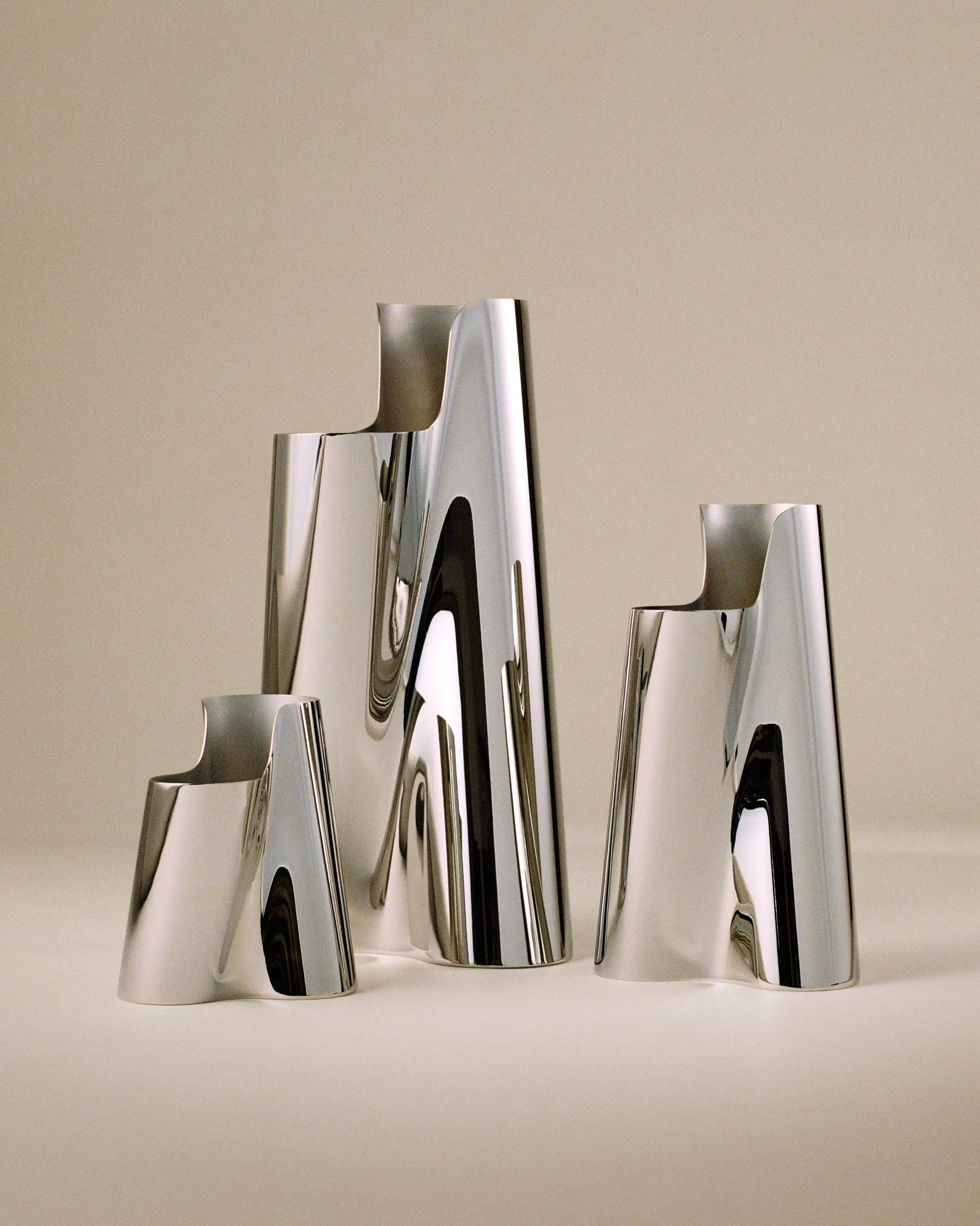 Lituus golvvas 49,8 cm, Rostfritt stål Georg Jensen