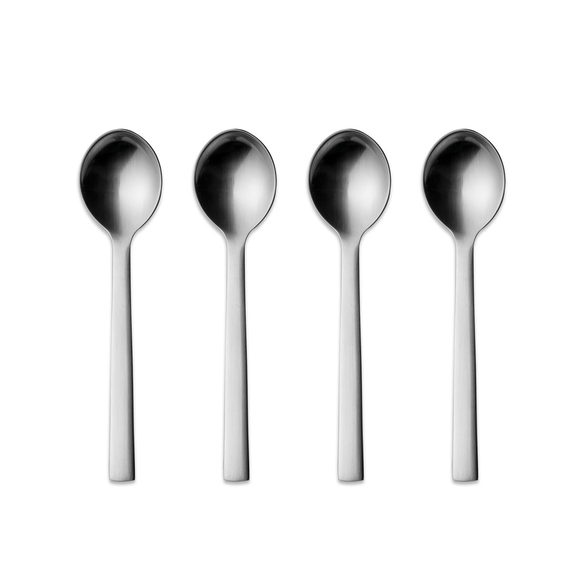 Georg Jensen New York te- och kaffesked 4-pack | Skandinavisk Design | Teskedar & Kaffeskedar | Silverfärgad