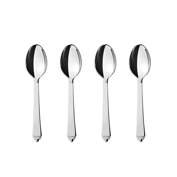 Pyramid te- och kaffesked - 4-pack - Georg Jensen