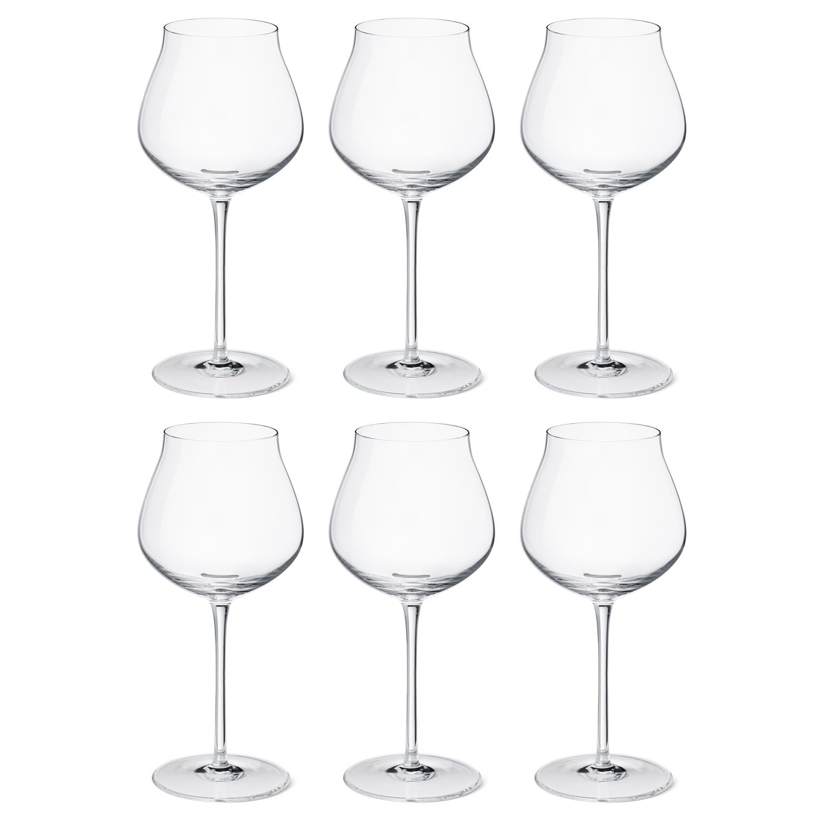 Georg Jensen Sky rödvinsglas 50 cl 6-pack Kristallin