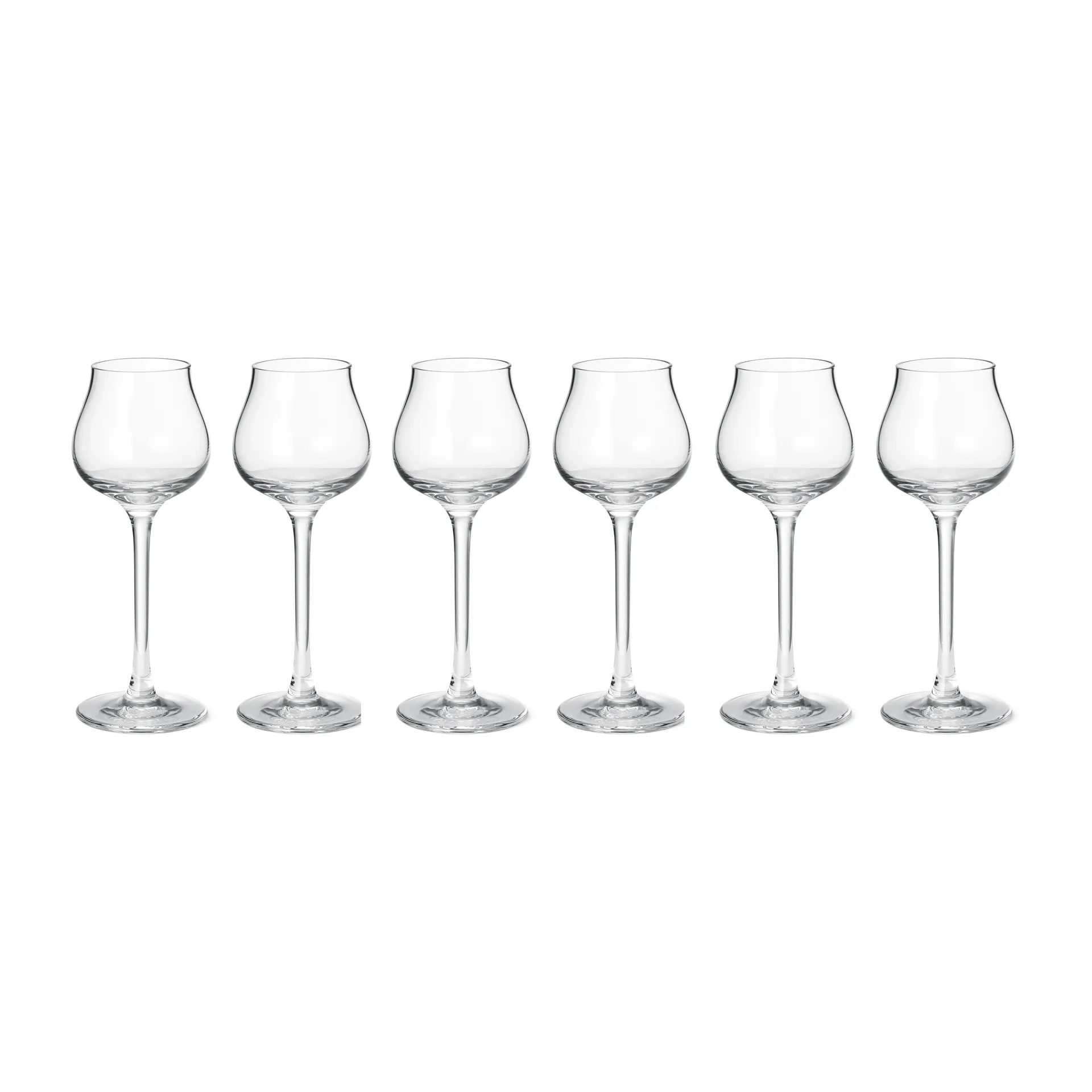 Sky snapsglas 6 cl 6-pack, Klar Georg Jensen