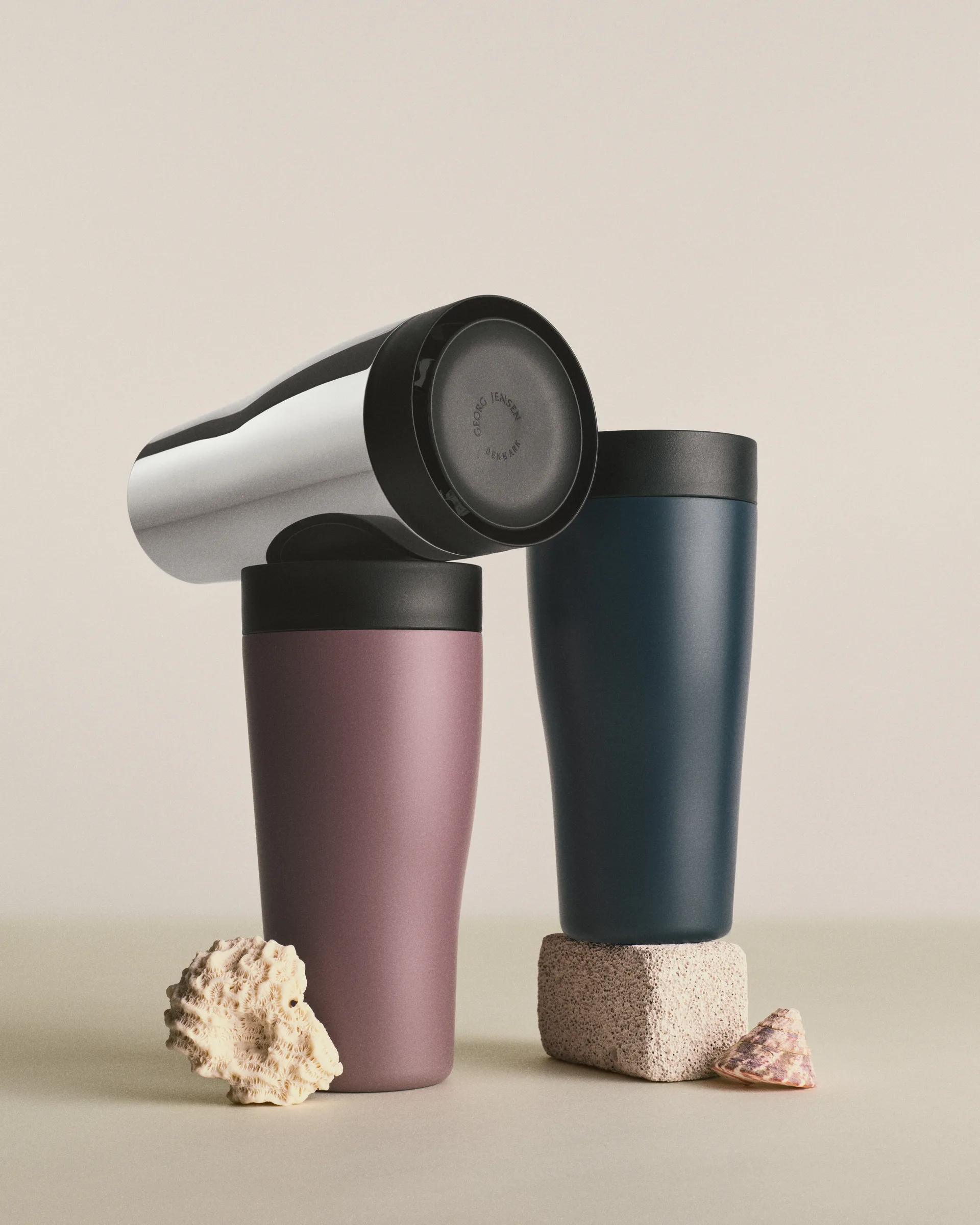 Sky termoskopp 40 cl, Rostfritt stål Georg Jensen