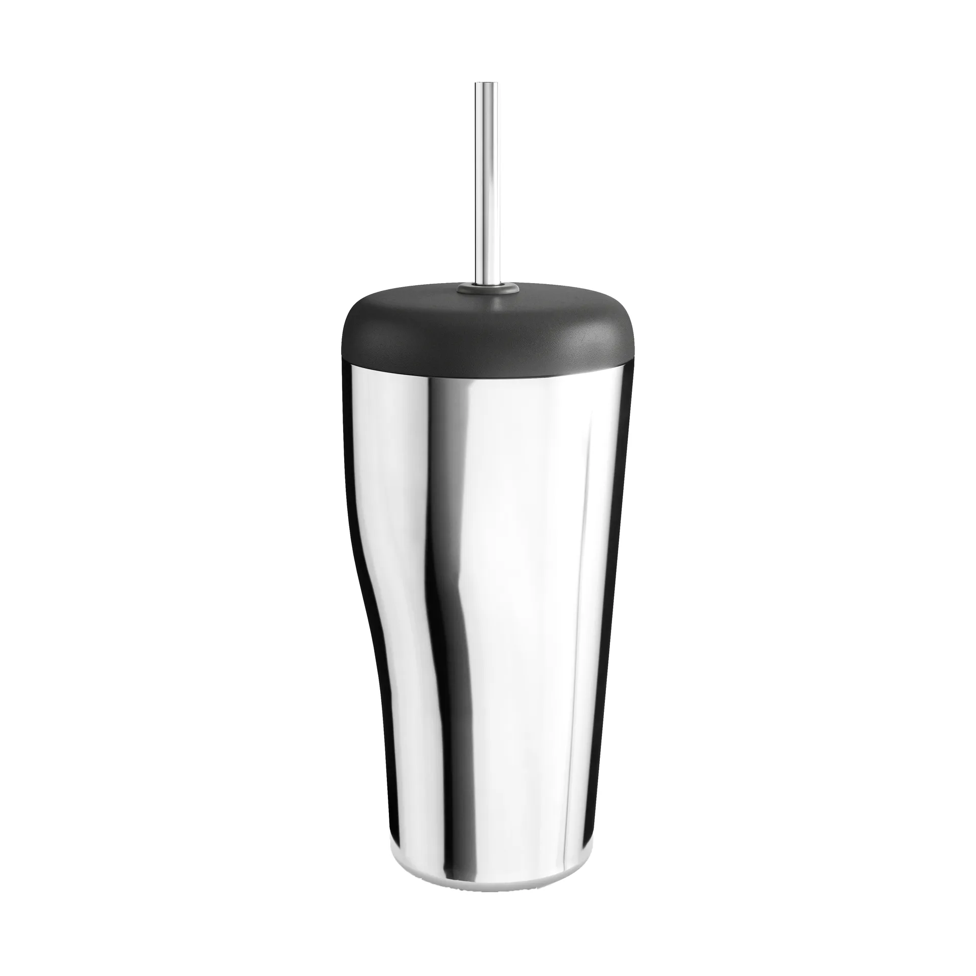 Sky termoskopp med sugrör 40 cl, Rostfritt stål Georg Jensen
