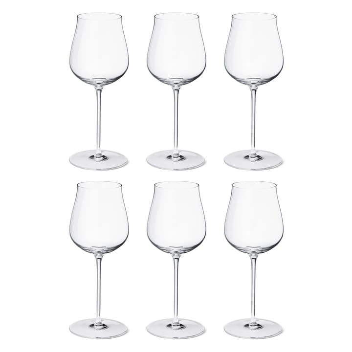 Sky vitvinsglas 35 cl 6-pack - Kristallin - Georg Jensen