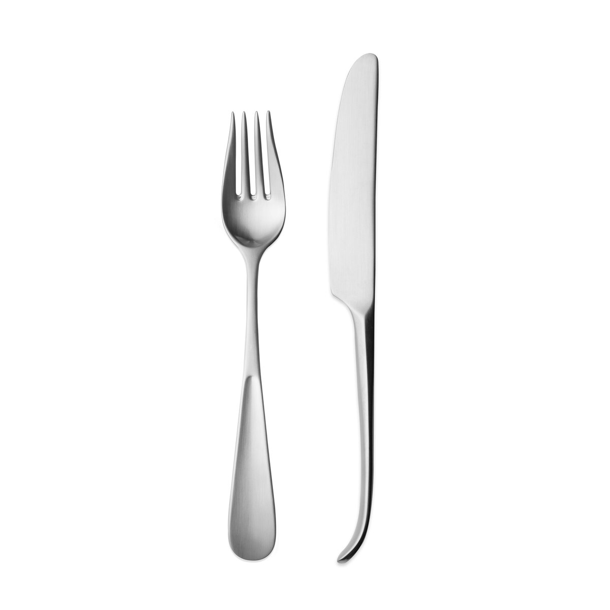 Georg Jensen Vivianna matt förrättsbestick 8 delar | Skandinavisk Design | Dessertbestick | Silverfärgad