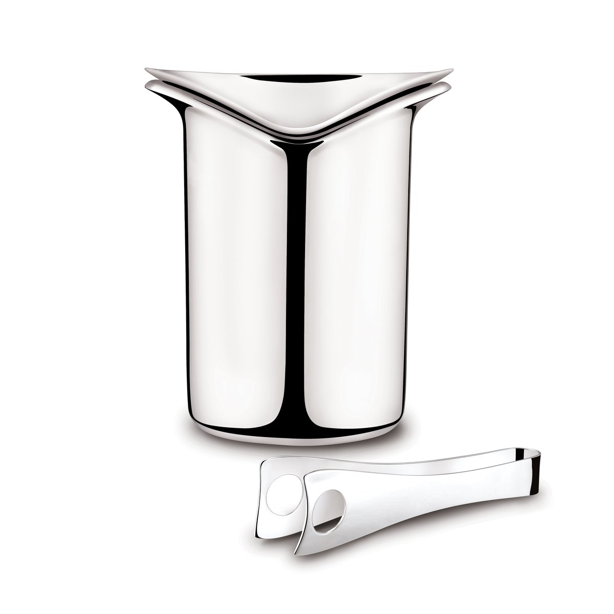Georg Jensen Wine ishink med tång 21 cm | Skandinavisk Design | Ishinkar | Grå