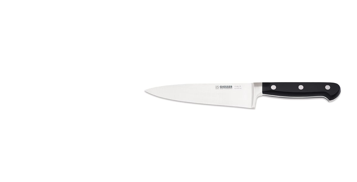 Giesser Geisser kockkniv 15 cm Svart | Skandinavisk Design | Kockknivar | Svart