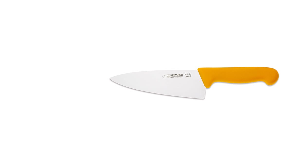 Giesser Geisser kockkniv 16 cm Gul | Skandinavisk Design | Kockknivar | Gul