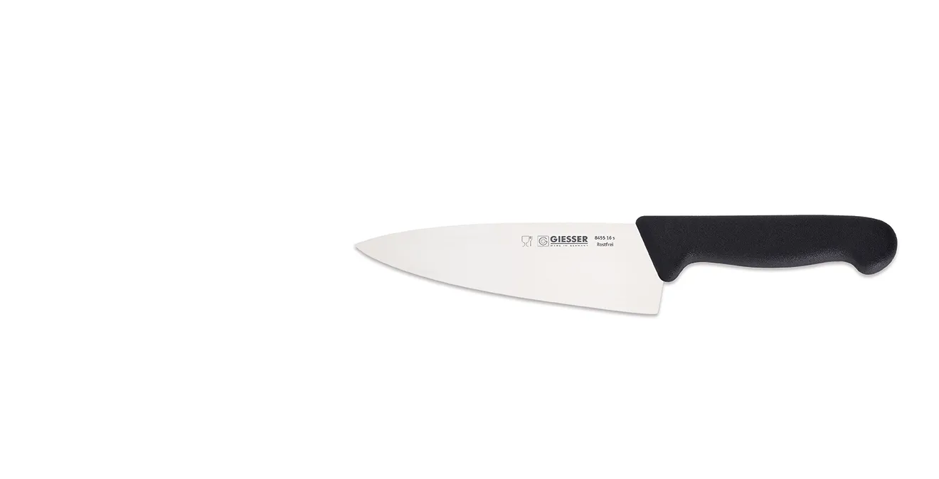 Geisser kockkniv 16 cm, Svart Giesser