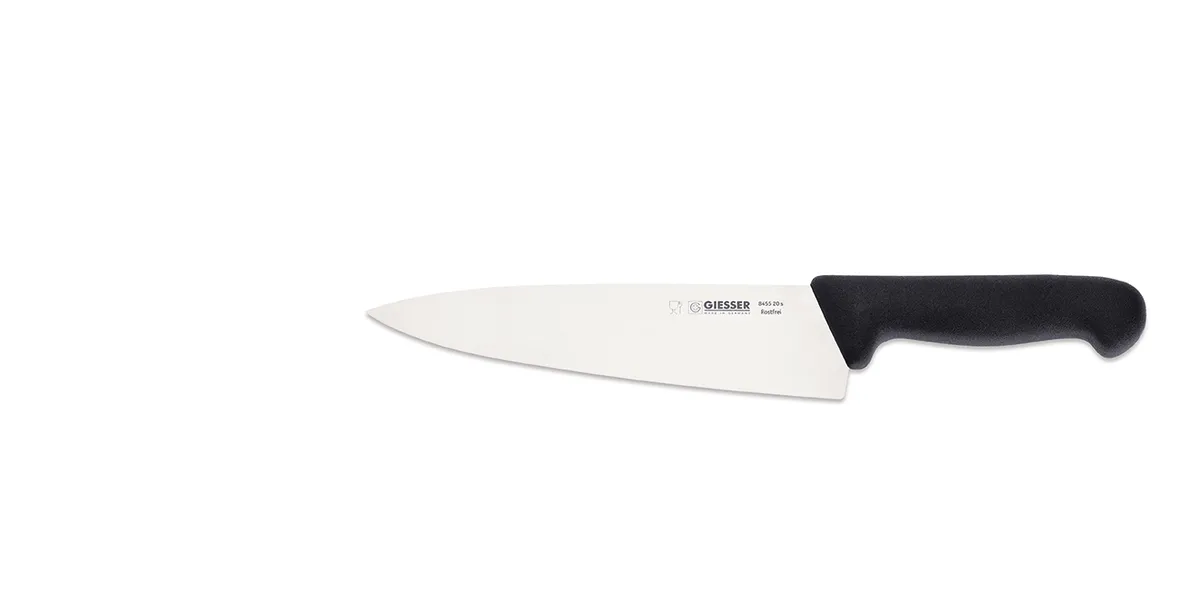 Giesser Geisser kockkniv 20 cm Svart