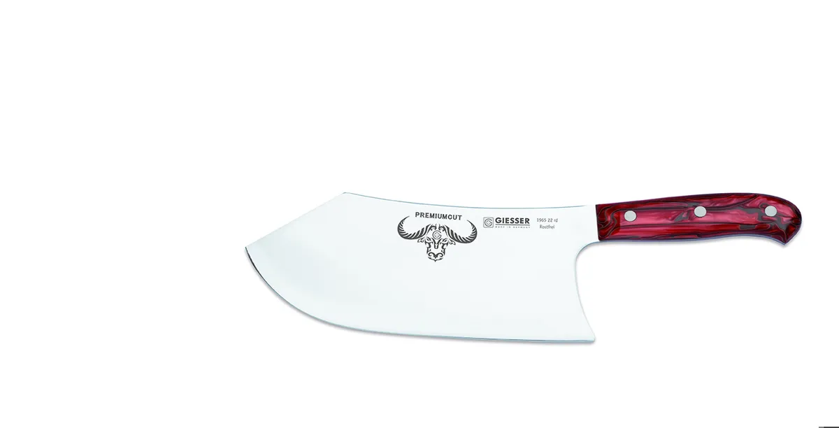 Giesser PremiumCut Chefs No 1 slaktarkniv Red diamond