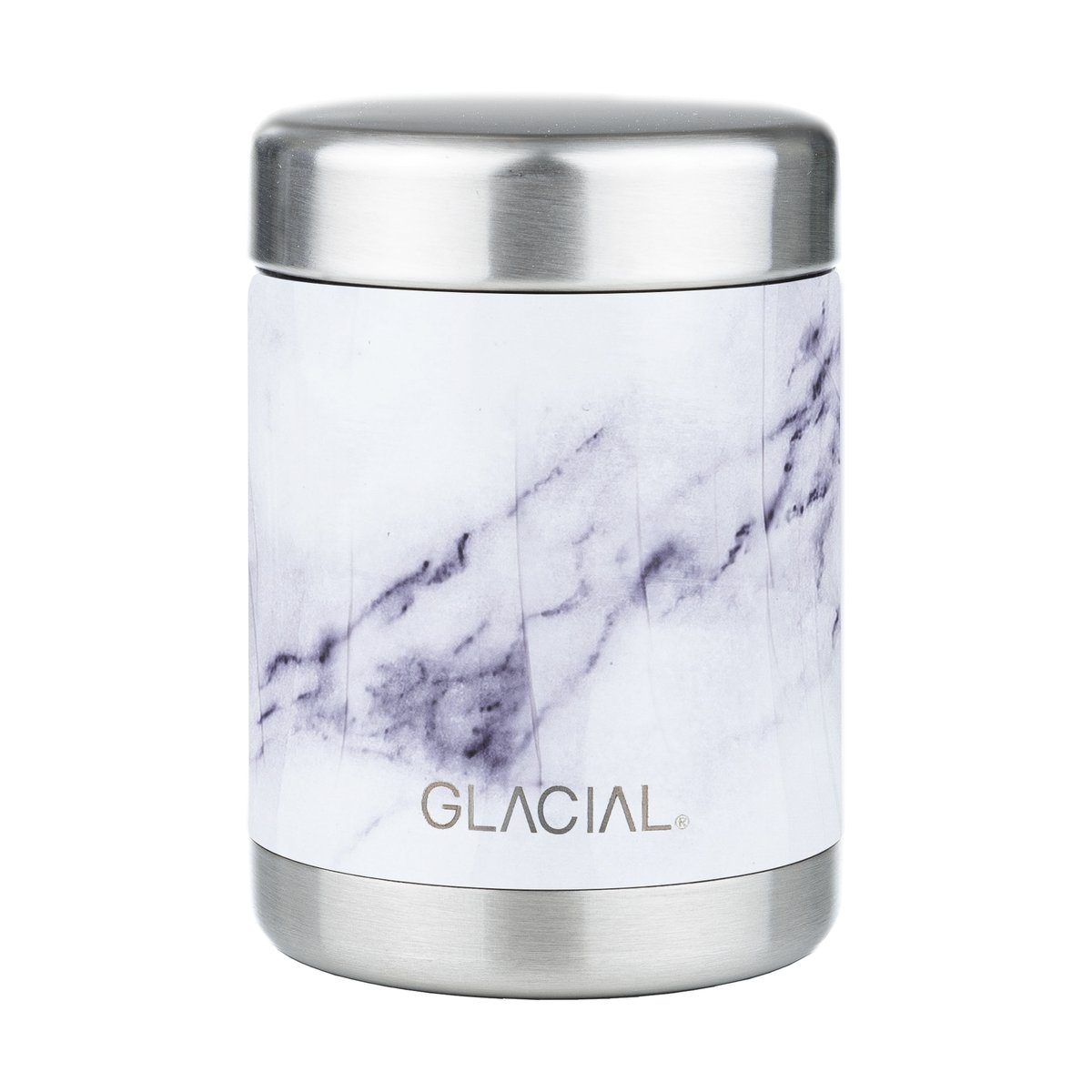 Glacial mattermos 350 ml White marble | Skandinavisk Design | Termosar | Vit