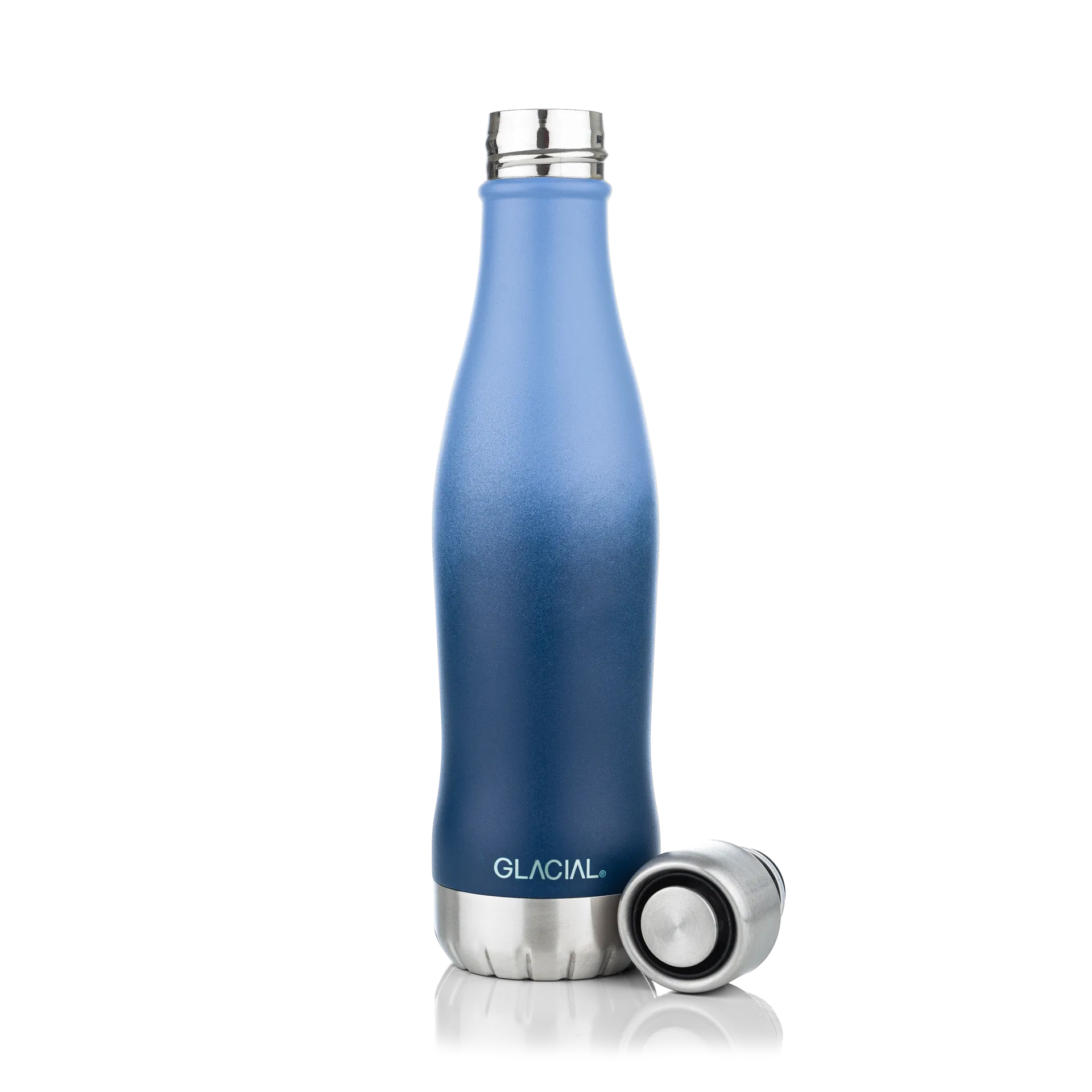 Glacial vattenflaska active 400 ml, Blue fade Glacial