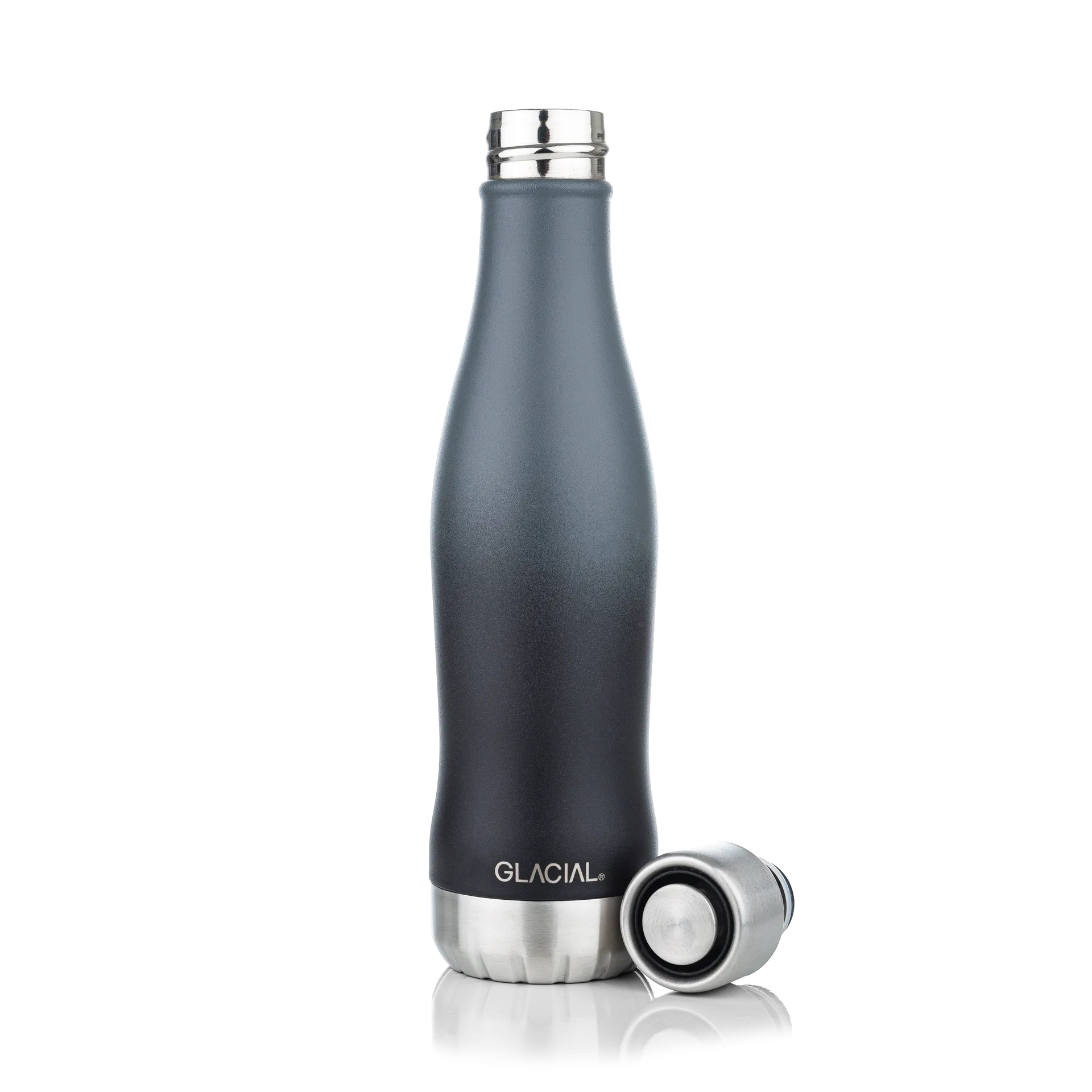 Glacial vattenflaska active 400 ml, Gray fade Glacial
