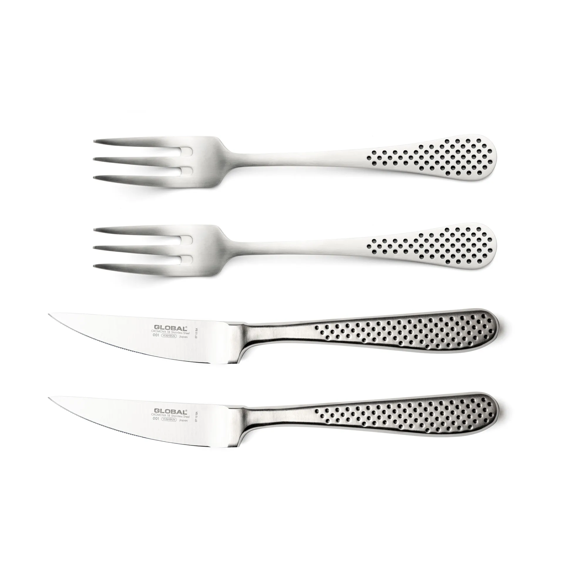 Classic bestickset, Rostfritt stål, 4 delar Global