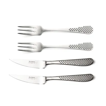 Classic bestickset - Rostfritt stål, 4 delar - Global