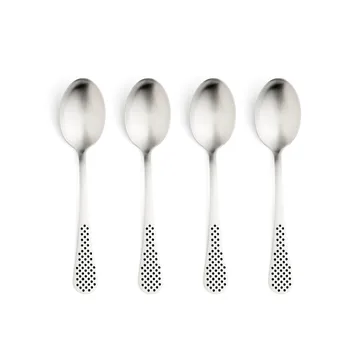 Classic dessertsked - Rostfritt stål, 15 cm, 4-pack - Global