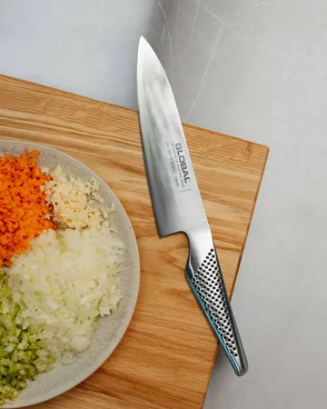 Classic kockkniv - Rostfritt stål, 16 cm - Global
