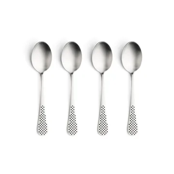Classic matsked - Rostfritt stål, 18,7 cm, 4-pack - Global