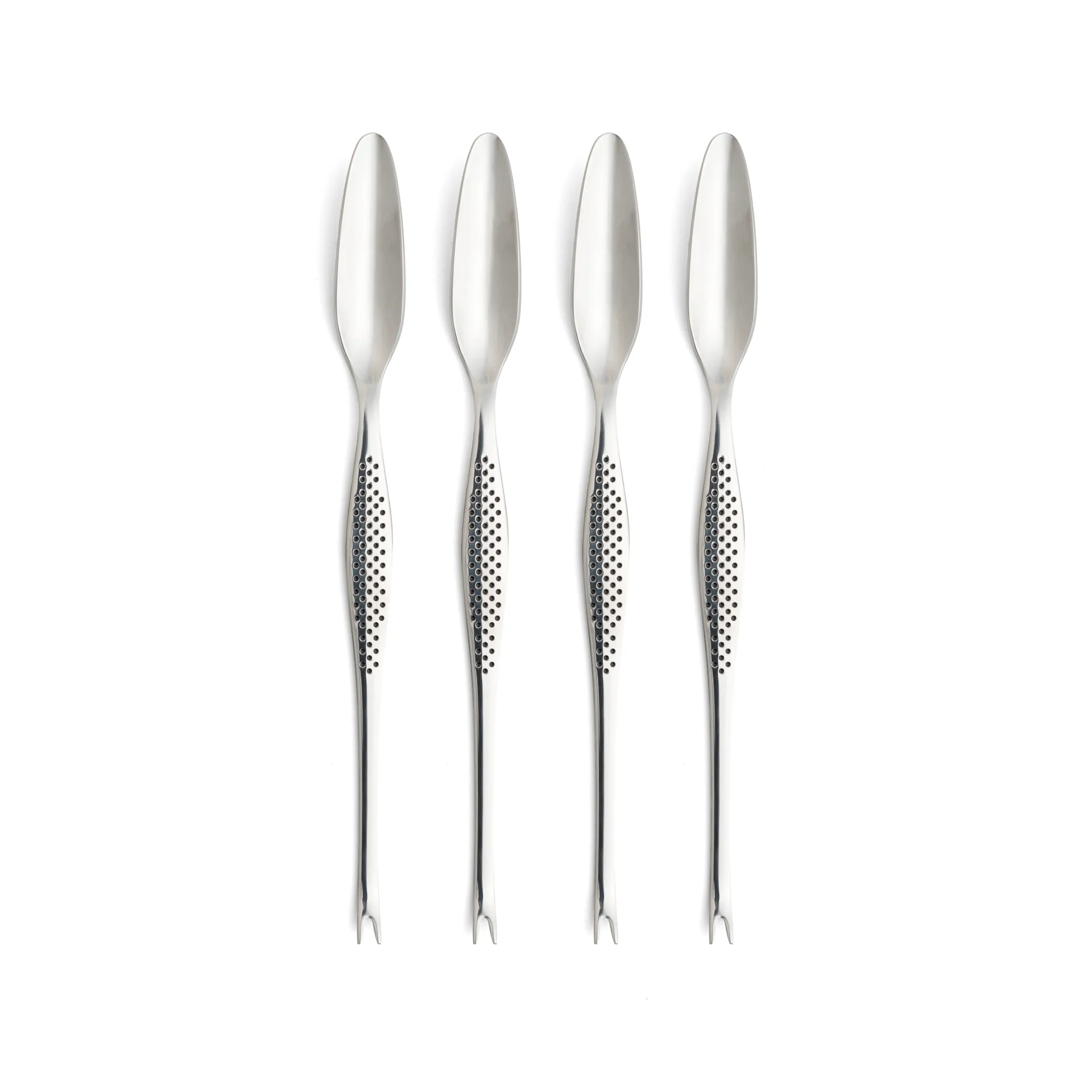 Classic skaldjursbestick, Rostfritt stål, 4-pack Global
