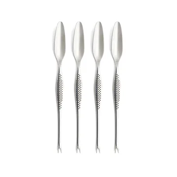 Classic skaldjursbestick - Rostfritt stål, 4-pack - Global