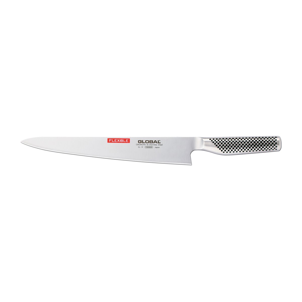 Global G-19 Bred filékniv 27 cm flexibel Rostfritt stål