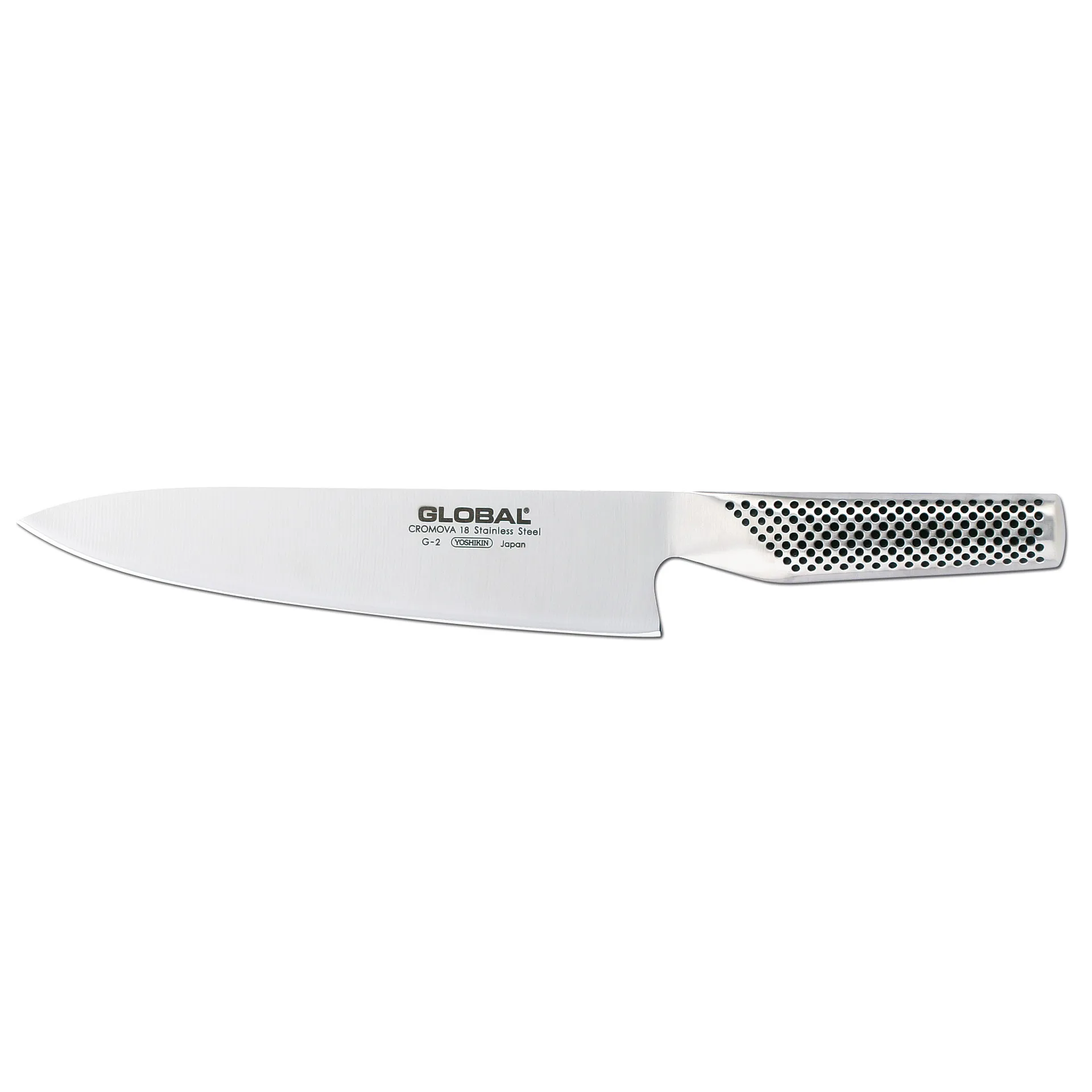 Global G-2 kockkniv 20 cm, Rostfritt stål Global