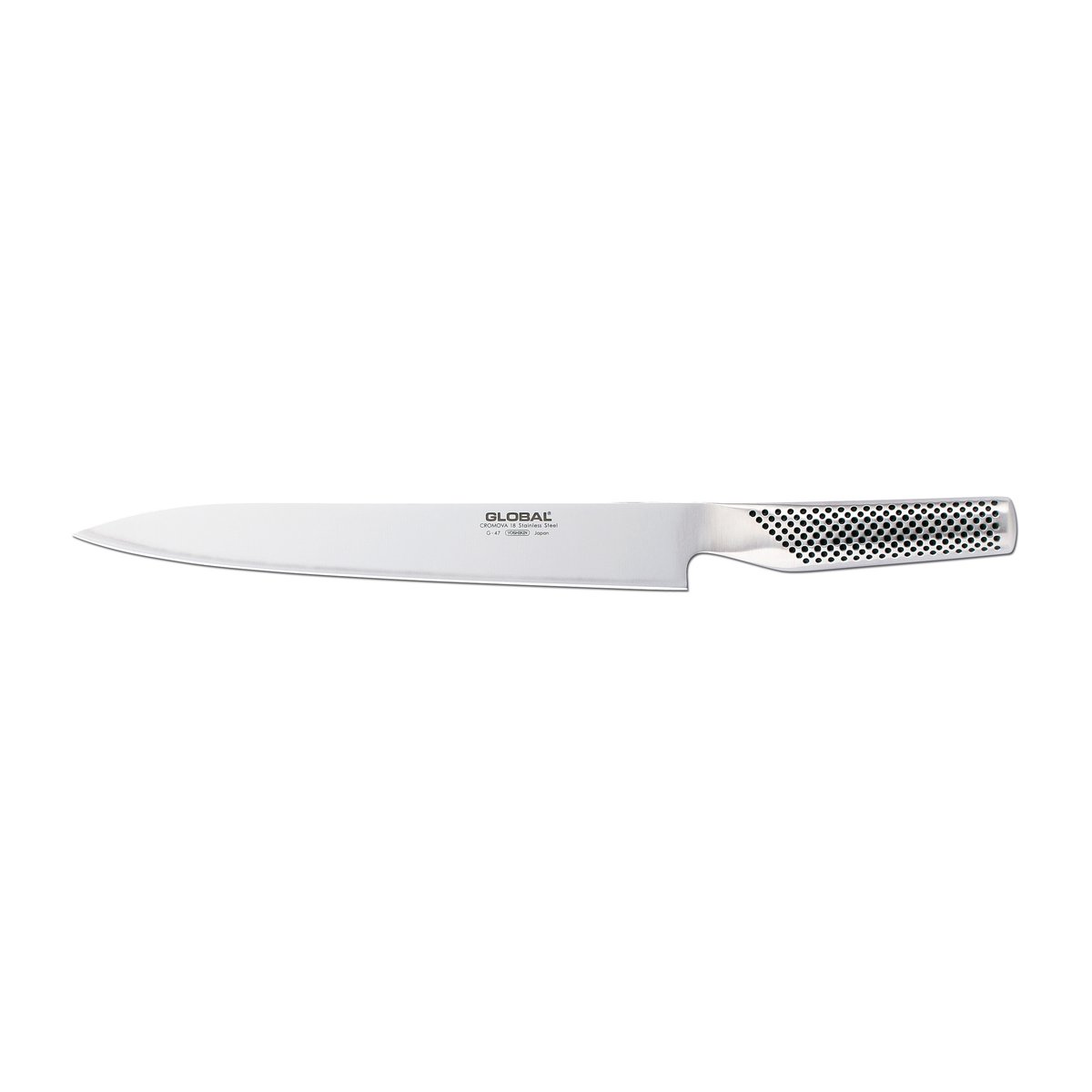 Global G-47 Sashimikniv 25 cm Rostfritt stål | Skandinavisk Design | Filéknivar | Grå