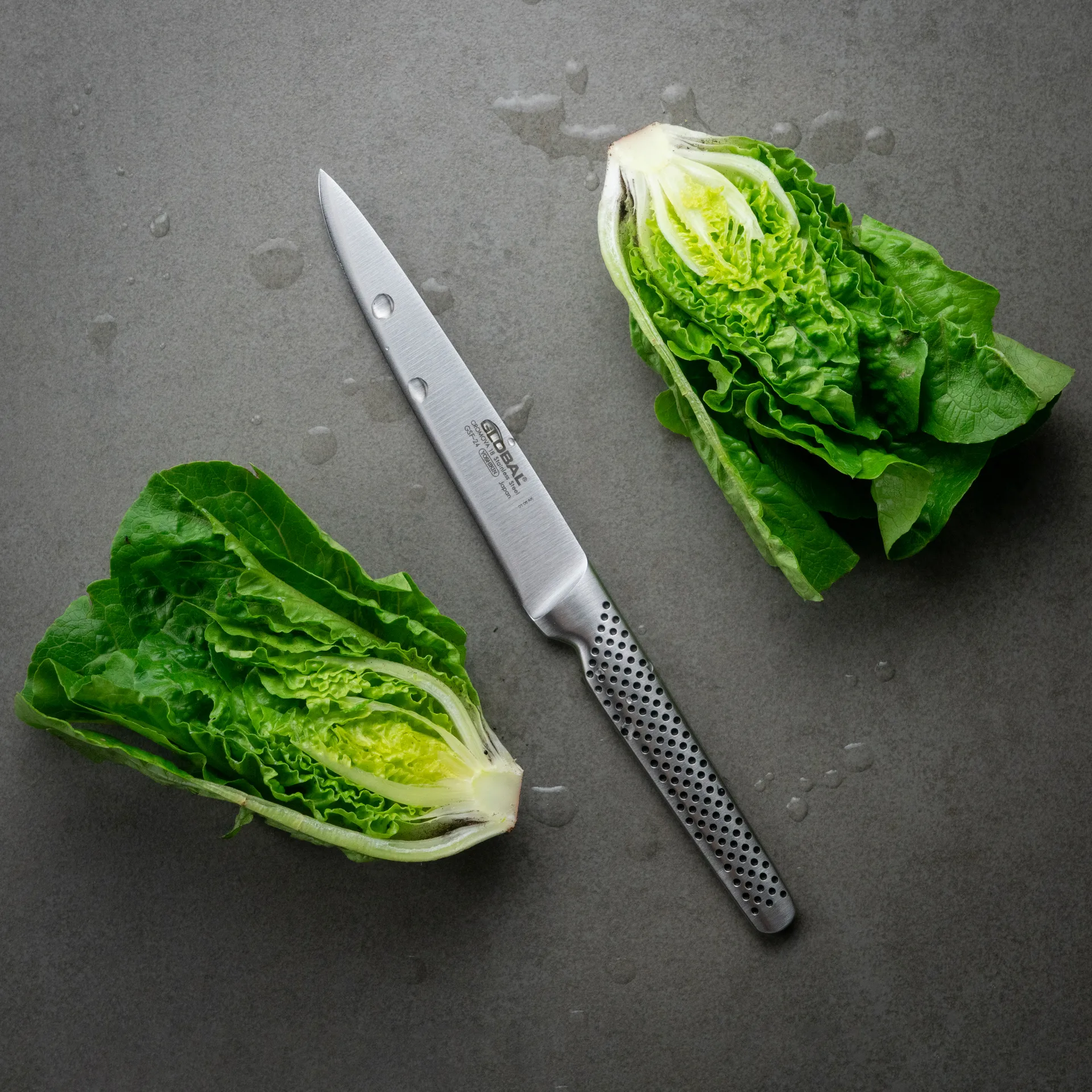 Global G-551524 knivset 3-knivar, Rostfritt stål Global