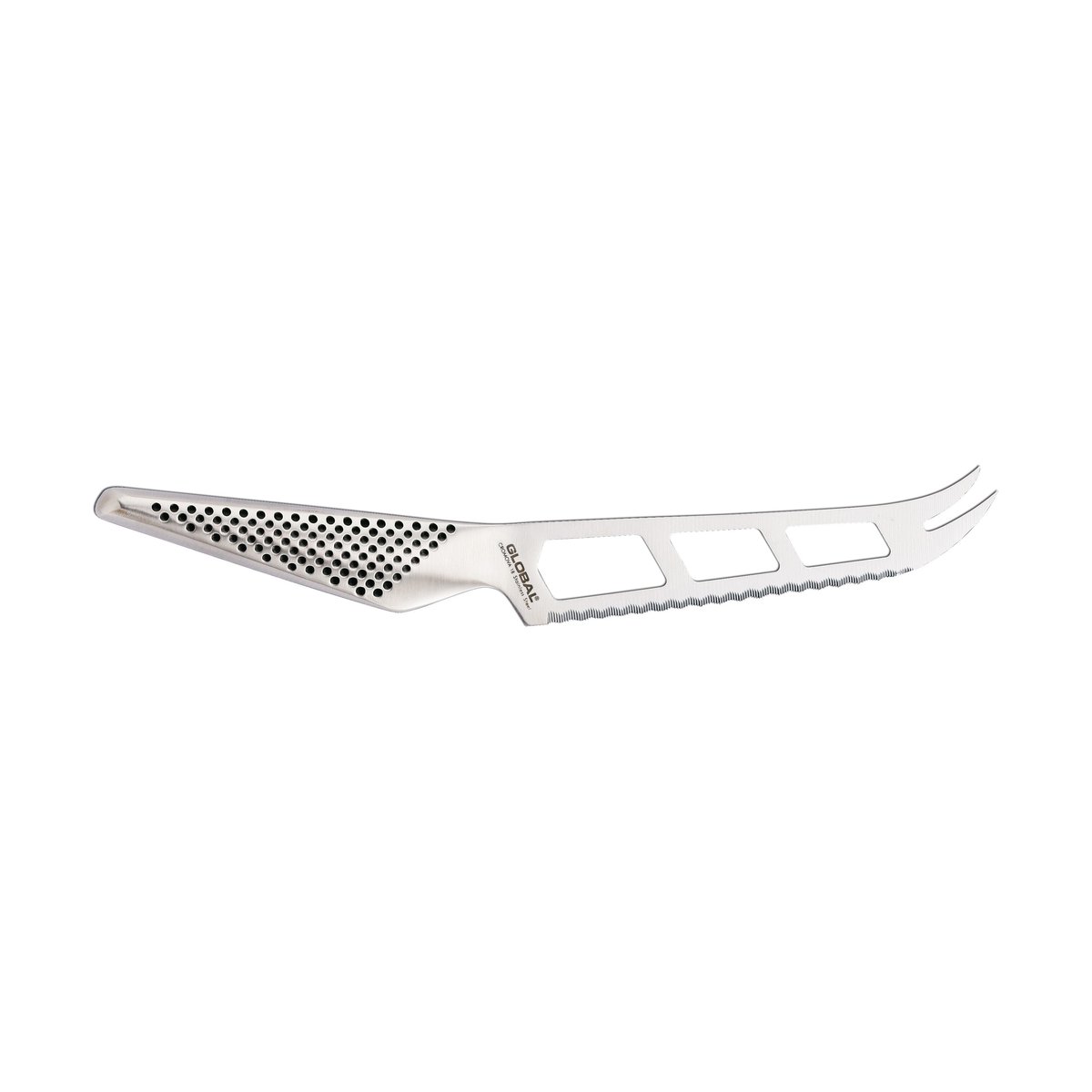 Global GS-10 ostkniv perforerad 14 cm Rostfritt stål