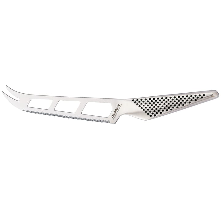 Global GS-10 ostkniv perforerad 14 cm - rostfritt stål - Global