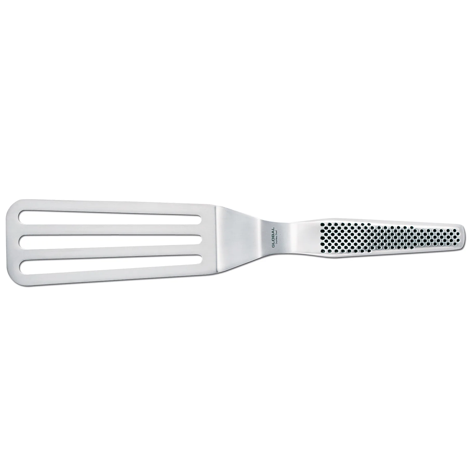 Global GS-26 stekspade perforerad 27 cm, Rostfritt stål Global