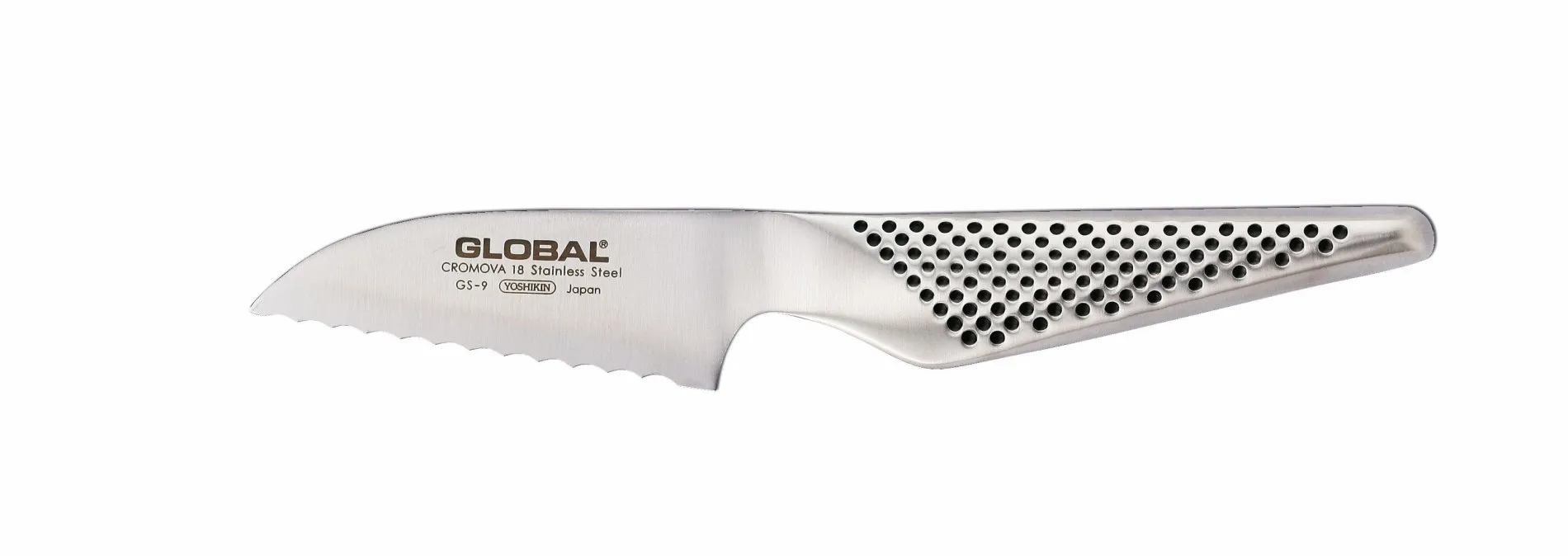 Global GS-9 tomatkniv 8 cm, Rostfritt stål Global