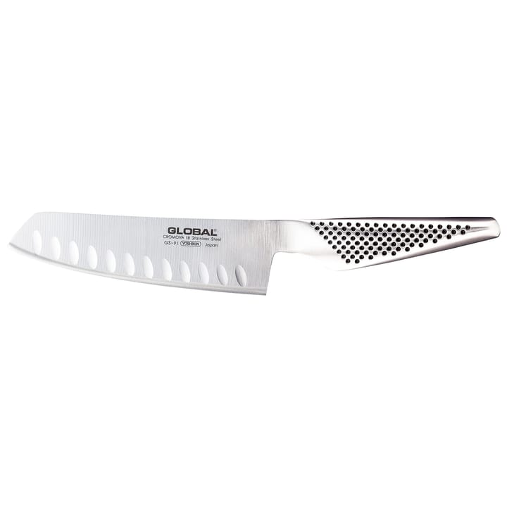 Global GS-91 grönsakskniv olivslipad 14 cm - Rostfritt stål - Global