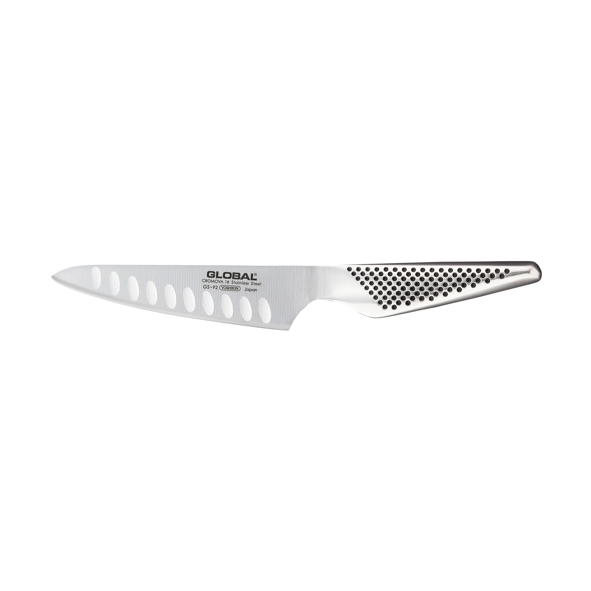 Global GS-92 kockkniv olivslipad 13 cm, Rostfritt stål Global