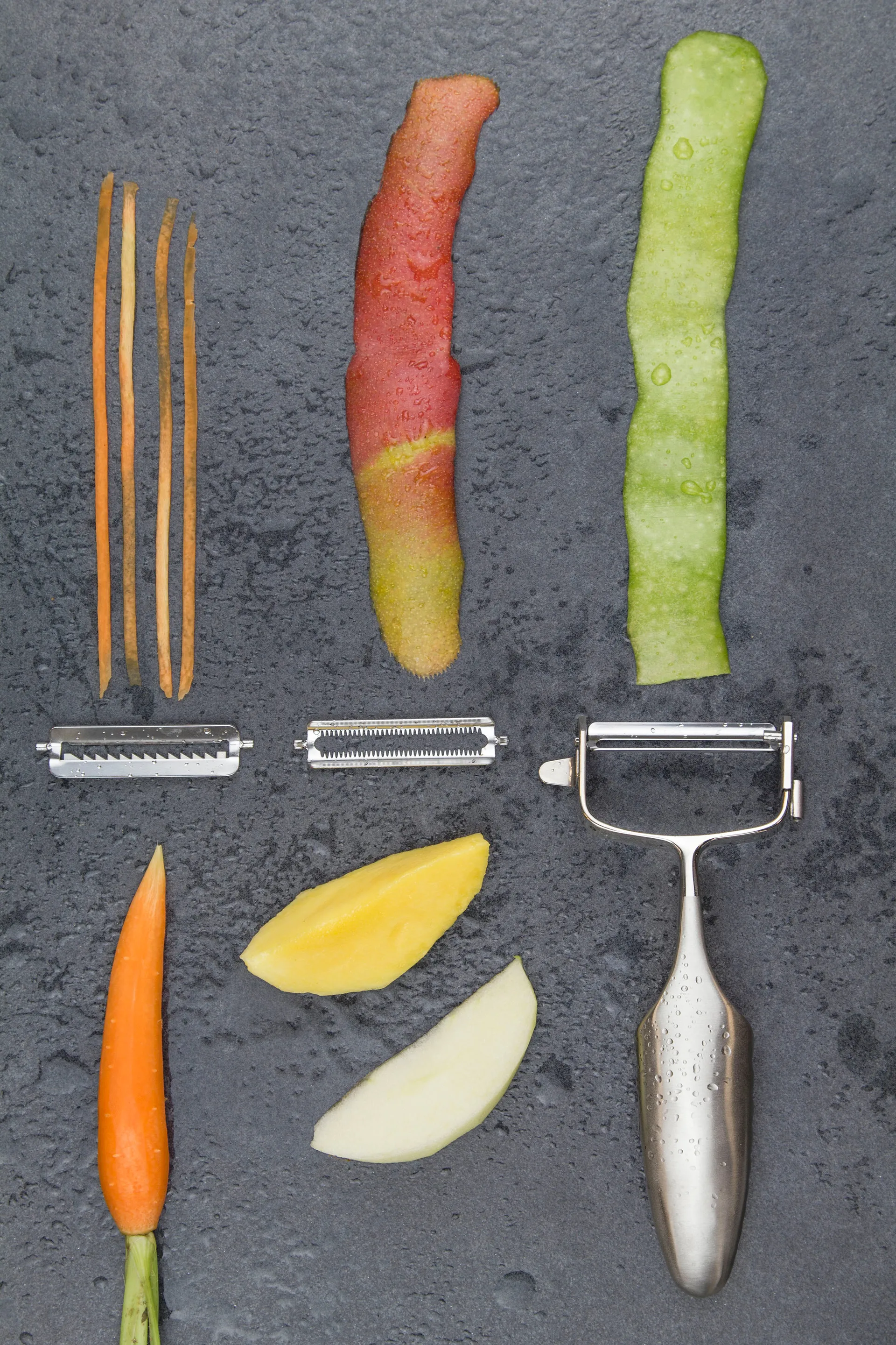 Global GS-94 skalare T-modell med 3 utbytbara blad, Rostfritt stål Global