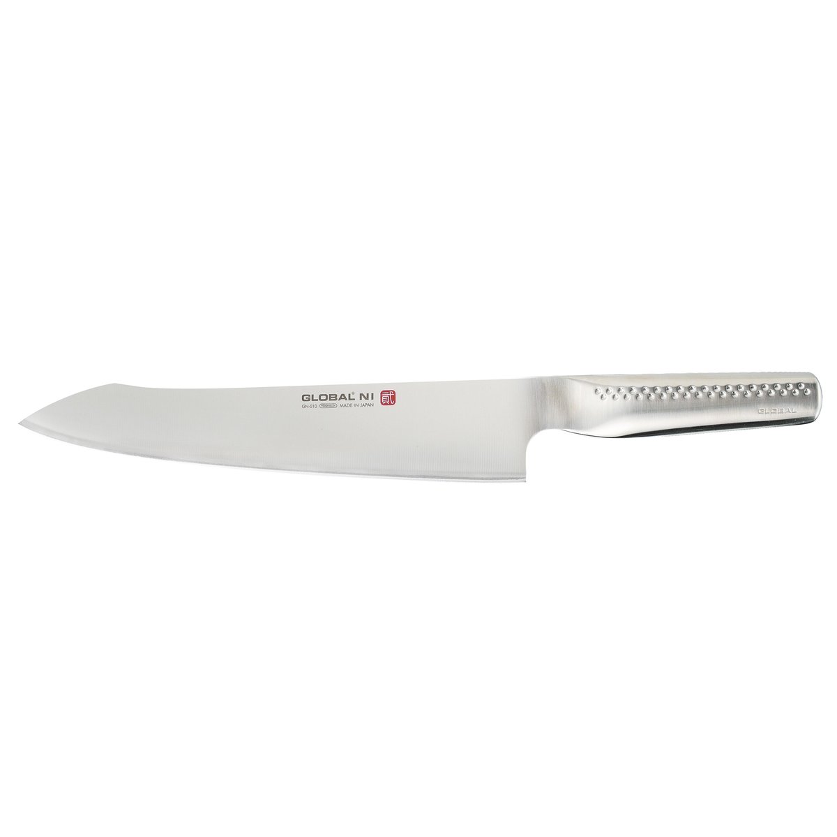 Global NI GN-010 kockkniv 26 cm Rostfritt stål | Skandinavisk Design | Kockknivar | Silverfärgad