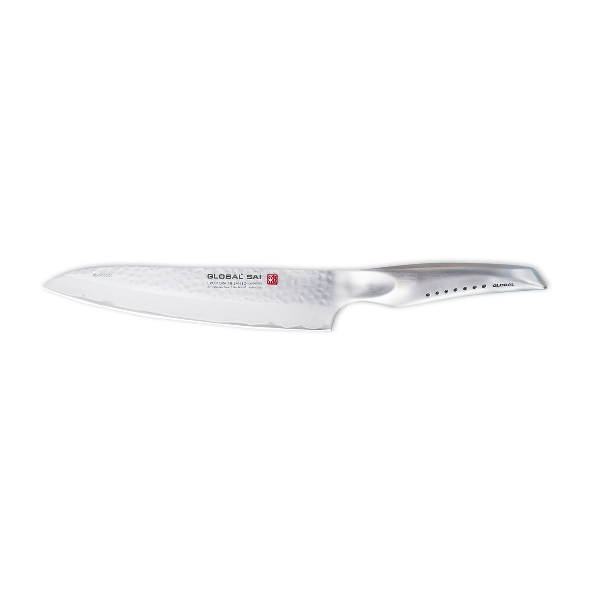 Global SAI-02 trancherkniv 21 cm Rostfritt stål | Skandinavisk Design | Övriga knivar | Grå