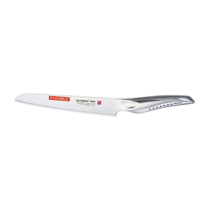 Global SAI-M05 Allkniv flexibel, enkelstål 17 cm - rostfritt stål - Global