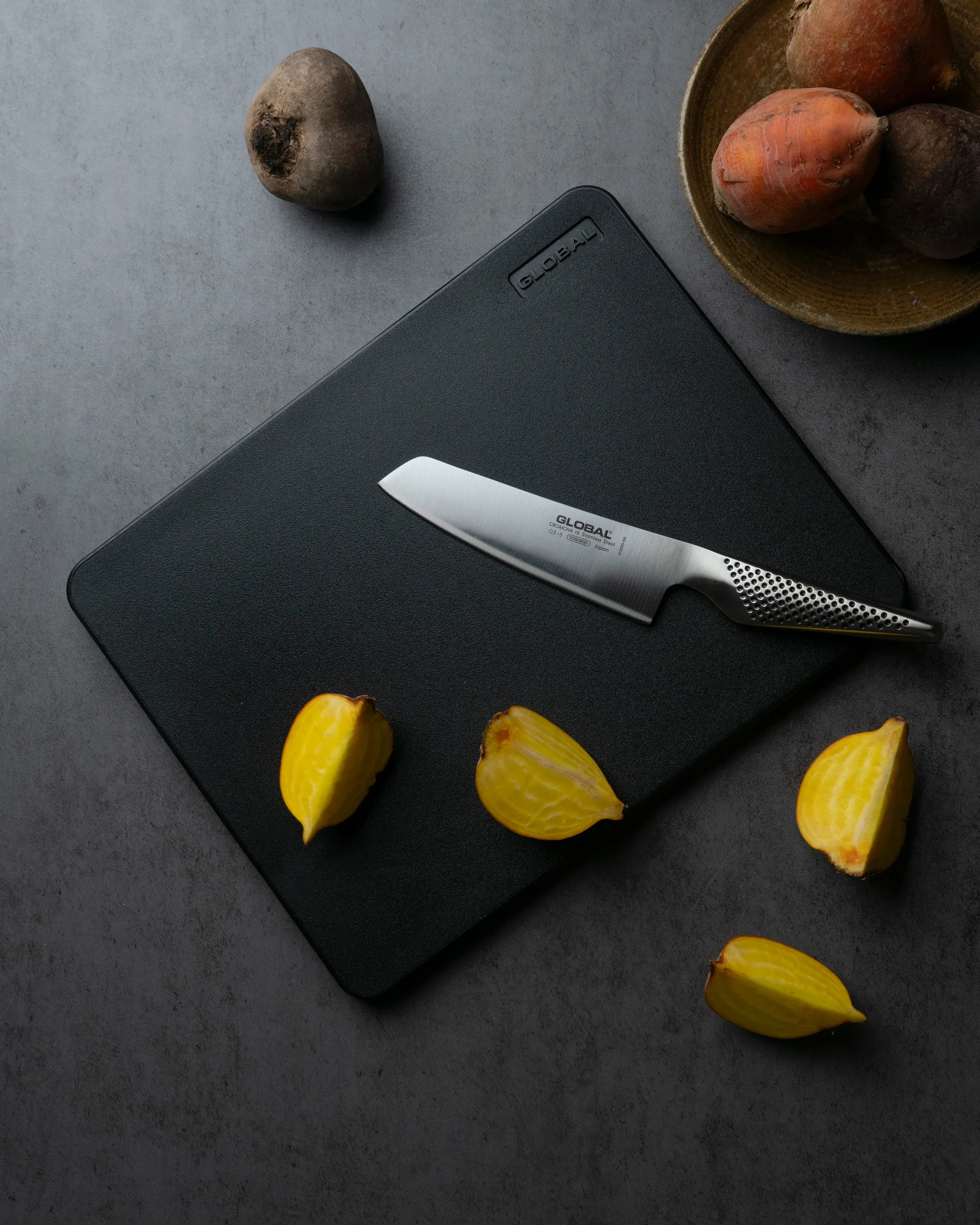 Global skärbräda sockerrör, 32x25x1,3 cm Global