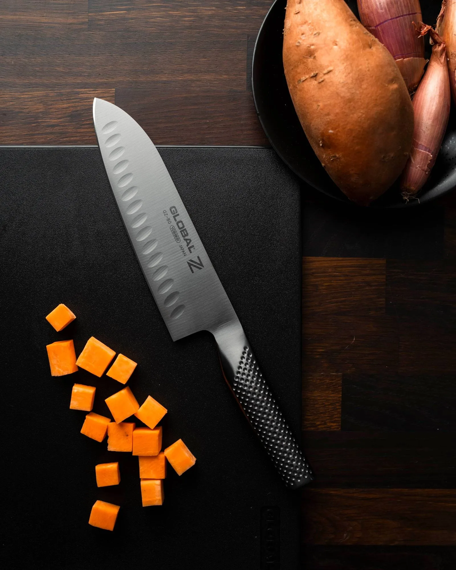 Global Z santokukniv, Olivslipad, DLC Global
