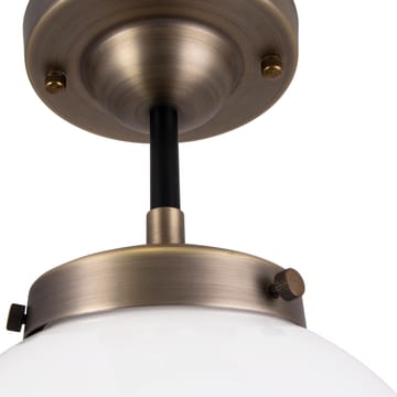 Alley IP44 plafond - Antikmässing-vit - Globen Lighting