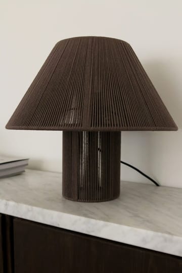 Anna bordslampa Ø35 cm - Brun - Globen Lighting