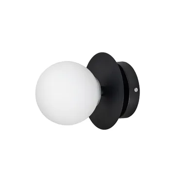 Art Deco 24 vägglampa IP44 - vit/svart - Globen Lighting