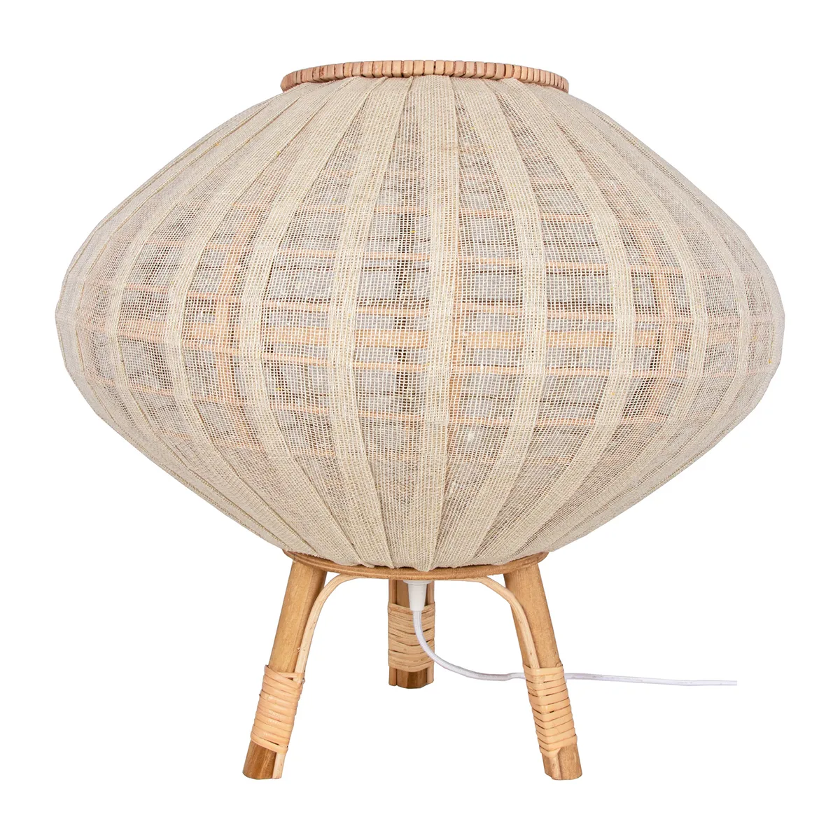 Globen Lighting Borneo golvlampa Ø50 cm Natur