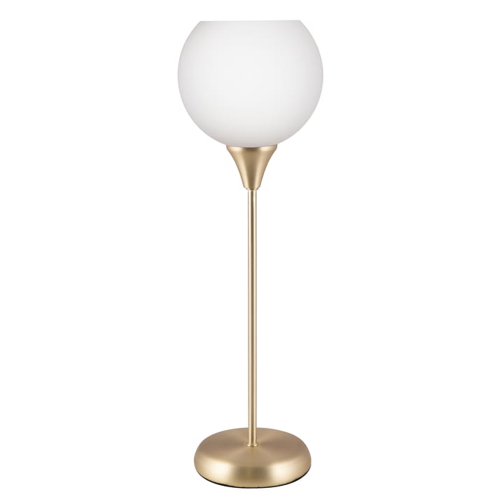 Bowl bordslampa opalglas - Borstad mässing - Globen Lighting