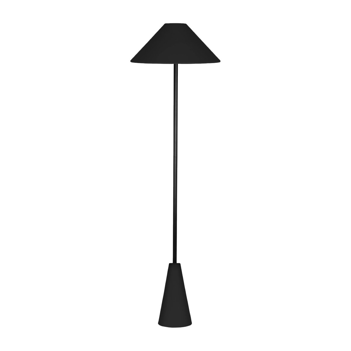 Globen Lighting Cannes golvlampa 140 cm Black | Skandinavisk Design | Golvlampor | Svart